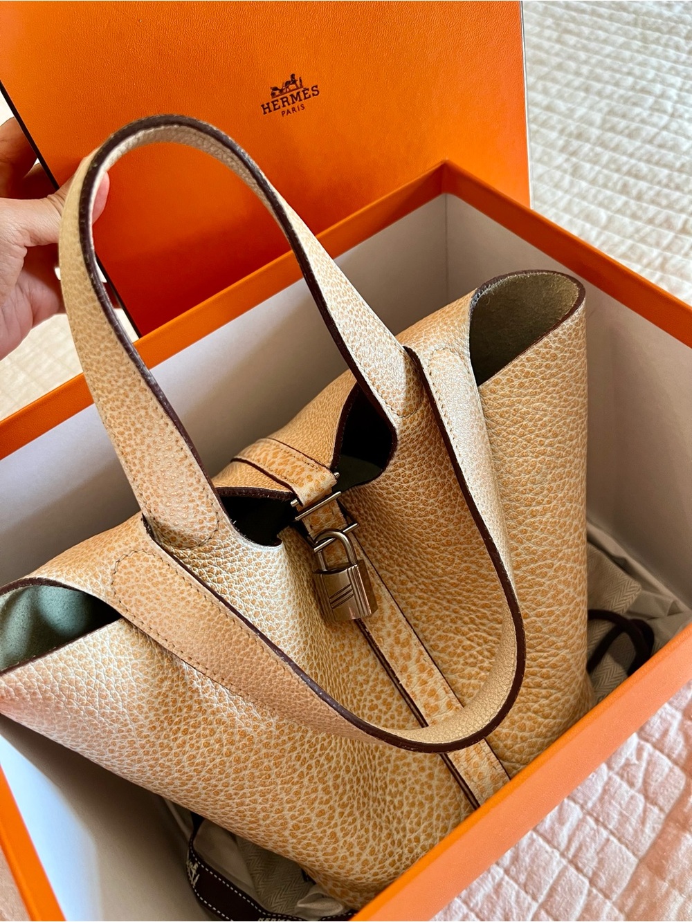 RARE Dalmatian Hermes Picotin 18